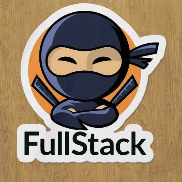 full stack sticker etiket full stack sticker etiket