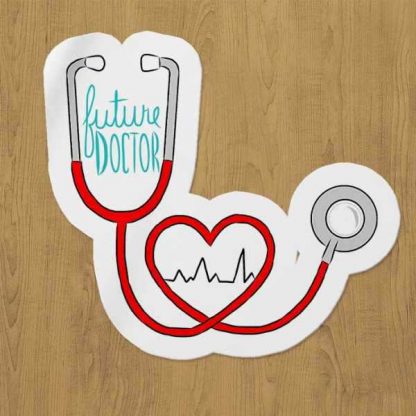 future doctor sticker etiket