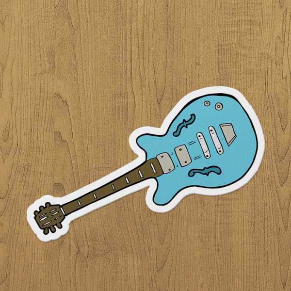 gitar sticker gitar sticker