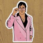 gta vice city Sonny Forelli sticker etiket