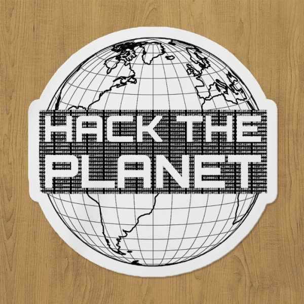 hack the planet sticker etiket hack the planet sticker etiket