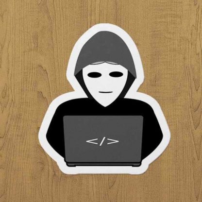 hacking sticker etiket