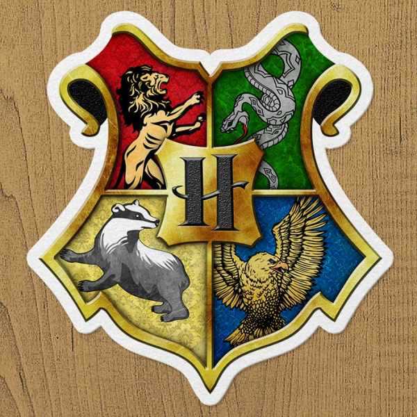 hogwart sticker etiket hogwart sticker etiket