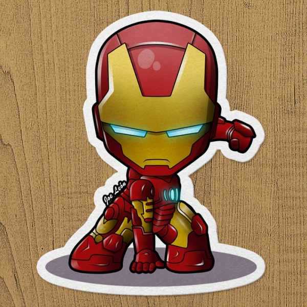 iron man sticker etiket iron man sticker etiket