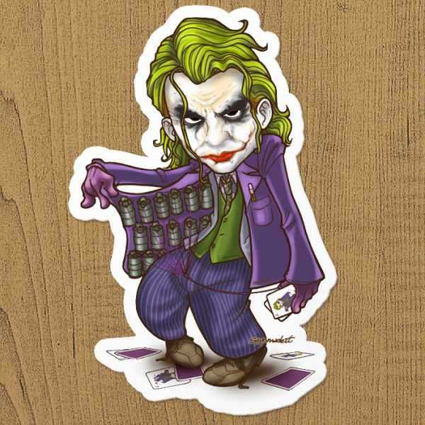 Joker Sticker Etiket Joker Sticker Etiket