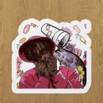 juice wrld sticker etiket