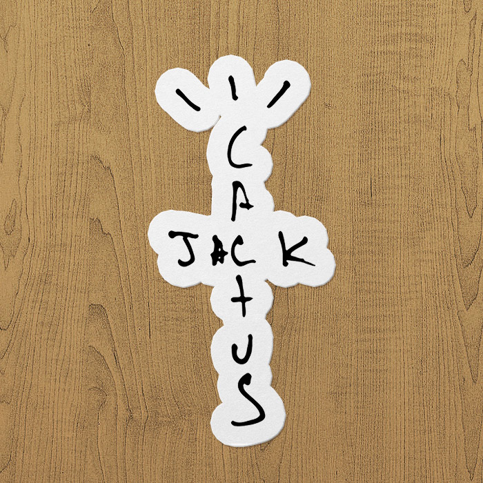 cactüs jack sticker etiket cactüs jack sticker etiket