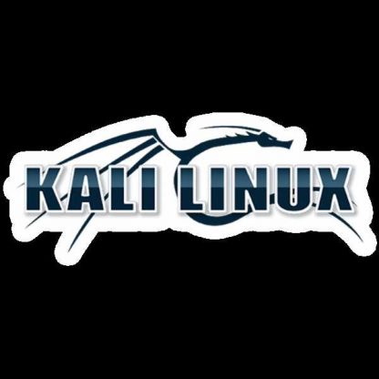 kali linux sticker etiket