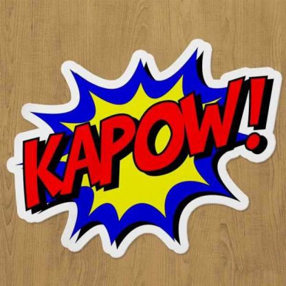 Kapow Sticker Etiket