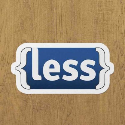 less sticker etiketi