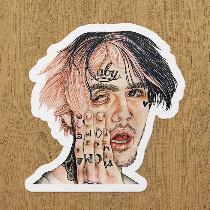 lil peep sticker etiket lil peep sticker etiket