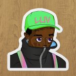 lil uzi vert sticker etiket