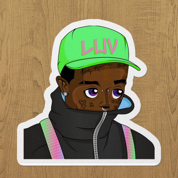 lil uzi vert sticker etiket