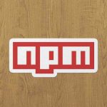 npm sticker etiket