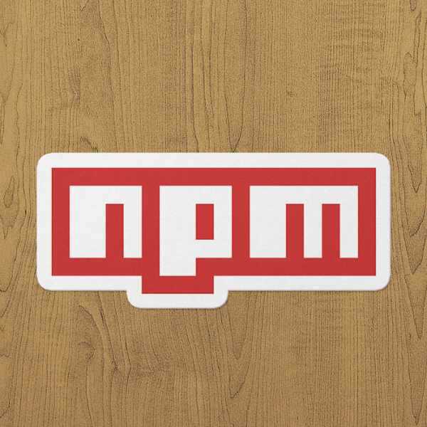 npm sticker etiket npm sticker etiket