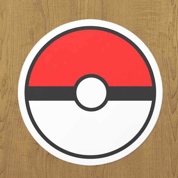 poke topu sticker etiket poke topu sticker etiket