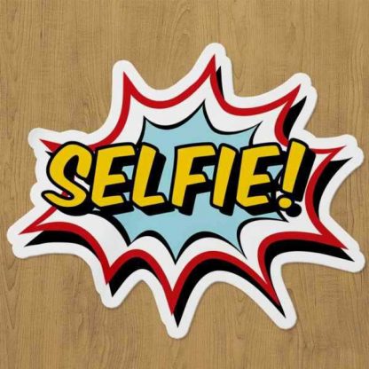 Selfie Sticker etiket
