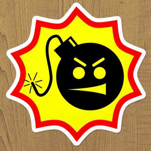 Serious Sam Sticker etiket Serious Sam Sticker etiket