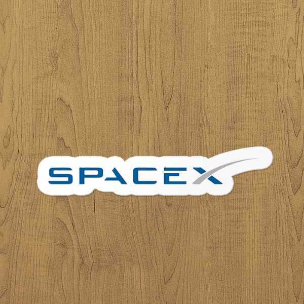 space x sticker etiket space x sticker etiket