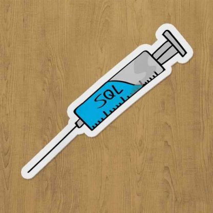 SQL İnjection Sticker etiket