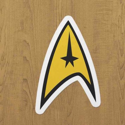 star trek sticker etiket