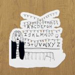stranger things sticker etiket