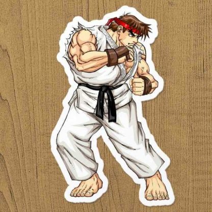 Street Fighter Ryu Sticker etiket