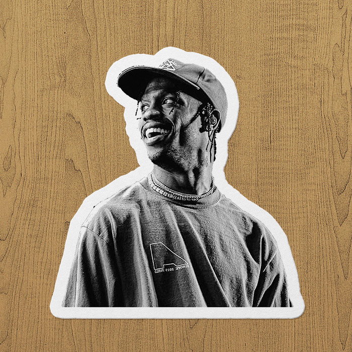 travis scott sticker etiket travis scott sticker etiket