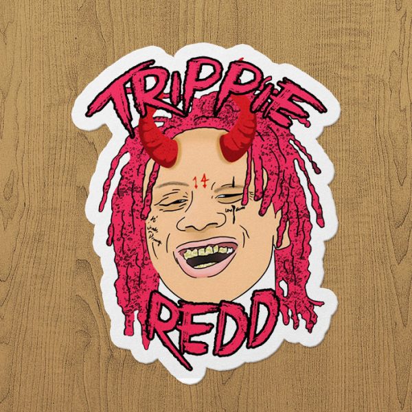 trippie redd sticker etiket