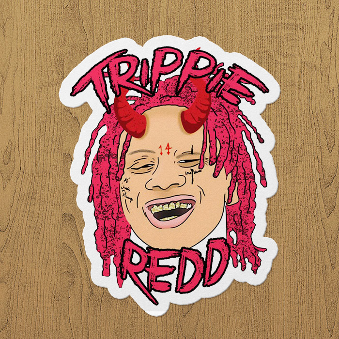 trippie redd sticker etiket trippie redd sticker etiket
