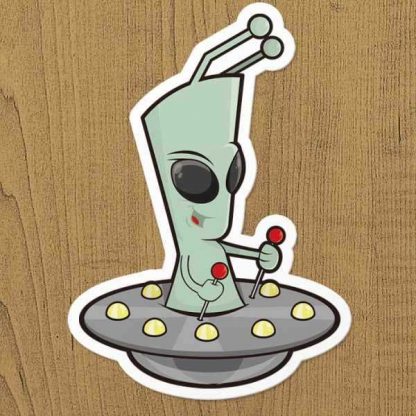 Uzaylı Sticker etiket