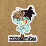 xxxtentaceles sticker etiket