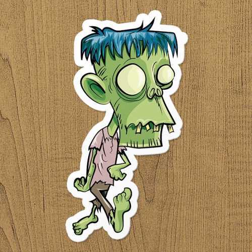 Zombi Sticker etiket Zombi Sticker etiket