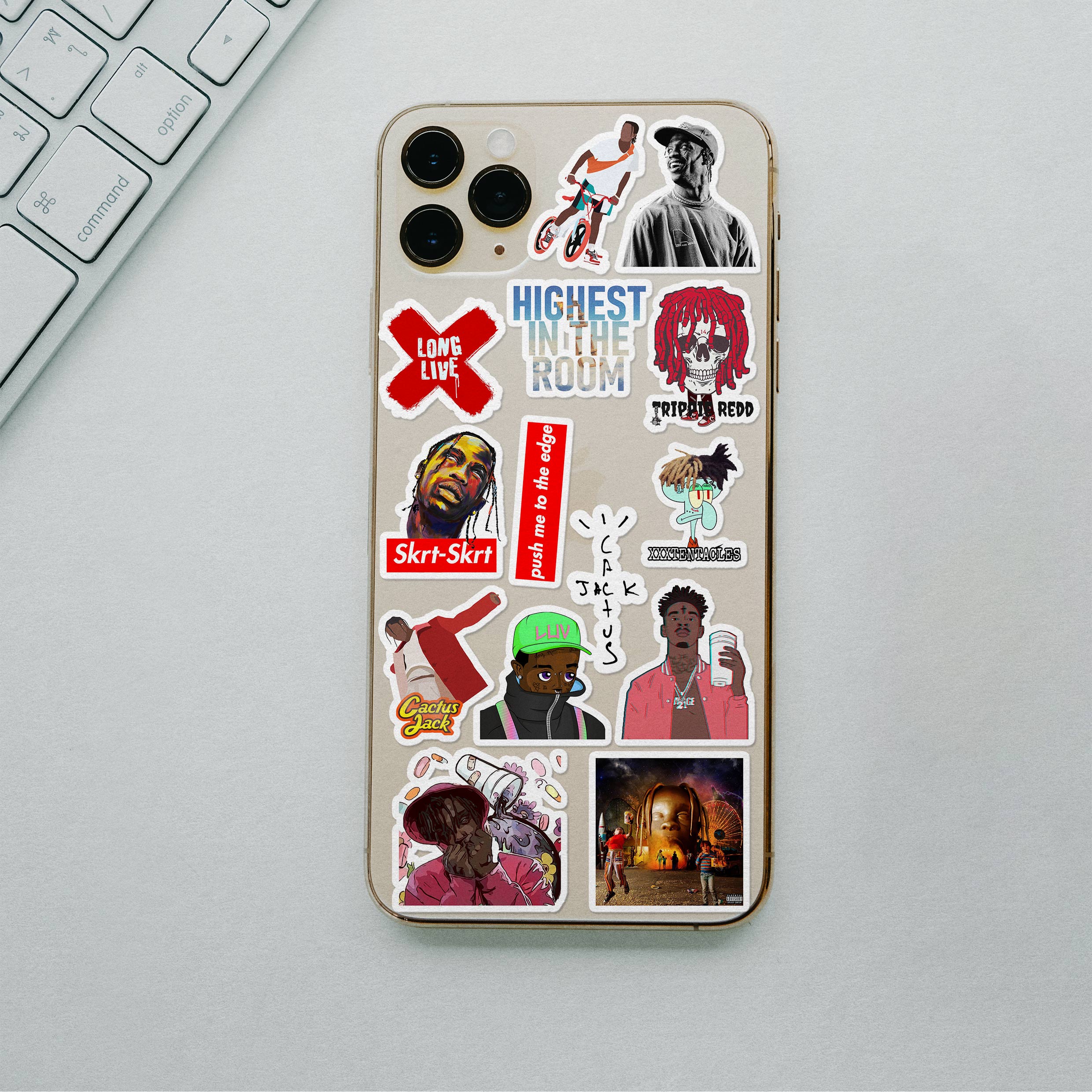 14’Lü Mini Rap Telefon Sticker 2 14’Lü Mini Rap Telefon Sticker 2