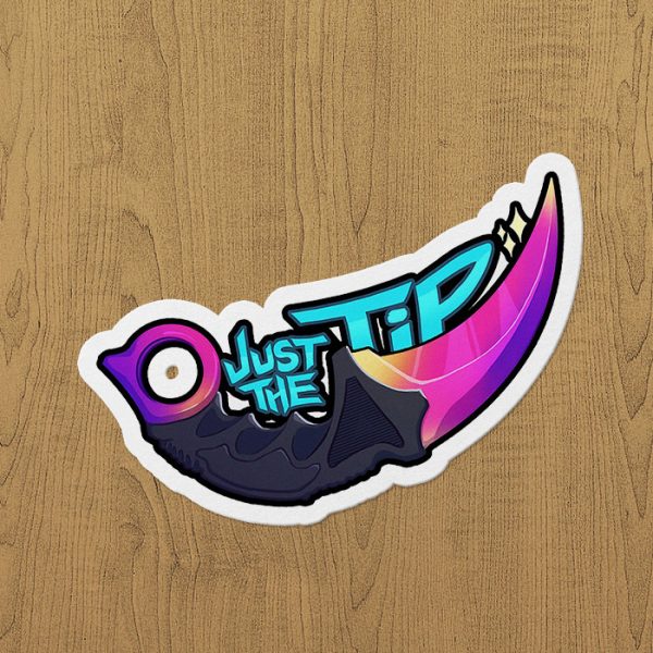 CSGO Karambit Fade Sticker etiket