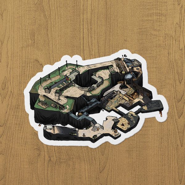 CSGO Overpas Sticker etiket