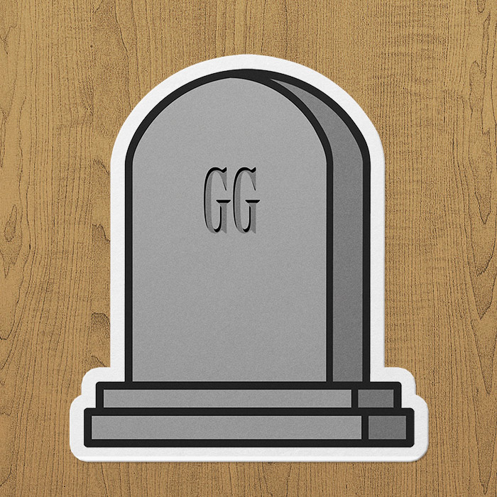 Good Game Sticker Etiket Good Game Sticker Etiket