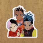 Juice,X and Peep Sticker etiket