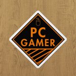 PC Gamer(Turuncu) Sticker etiket