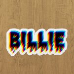 billie sticker etiket