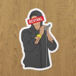 eminem revival sticker etiket