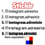 Kişiye özel instagram sticker
