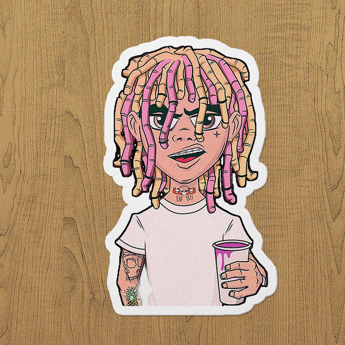 lil pump sticker etiket lil pump sticker etiket