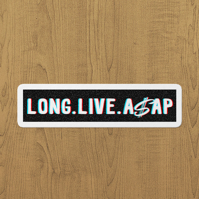 Long Lİve Asap Sticker etiket Long Lİve Asap Sticker etiket