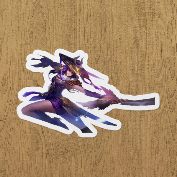 mlbb fanny skylark sticker etiket