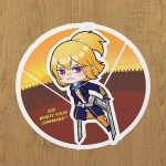 mobile legends fanny sticker etiket