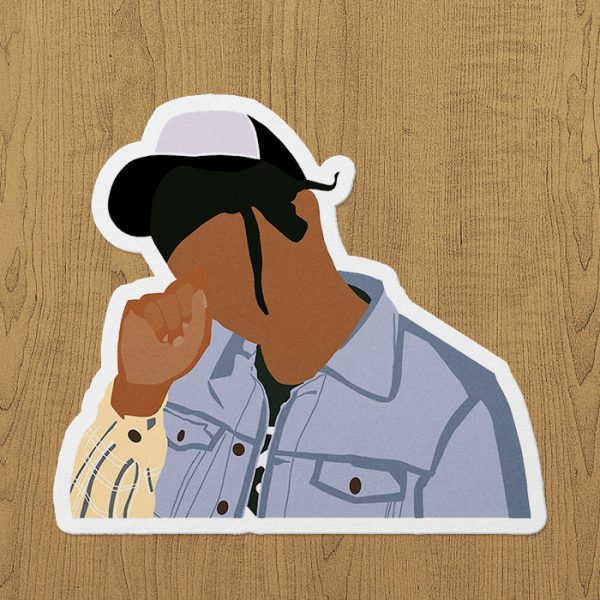 Sir Ski Mask sticker etiket