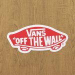 vans sticker etiket