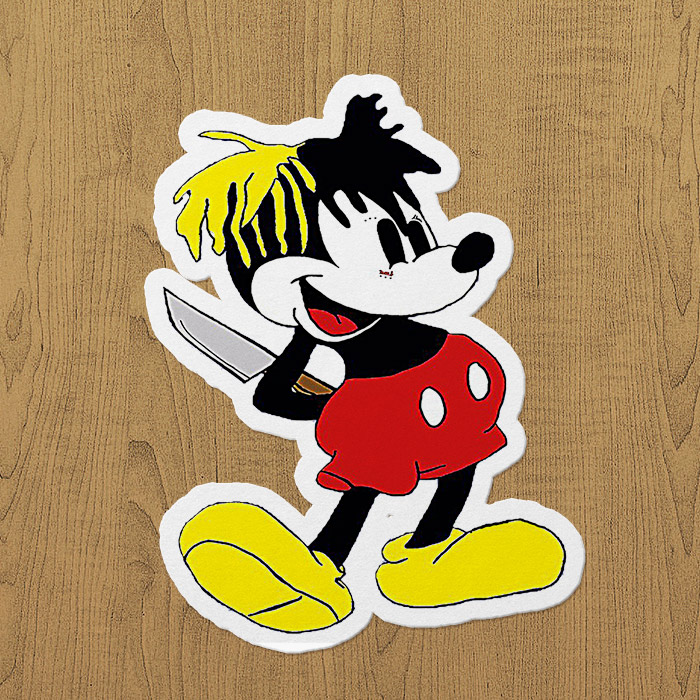 xxxtentacion mickey sticker etiket xxxtentacion mickey sticker etiket
