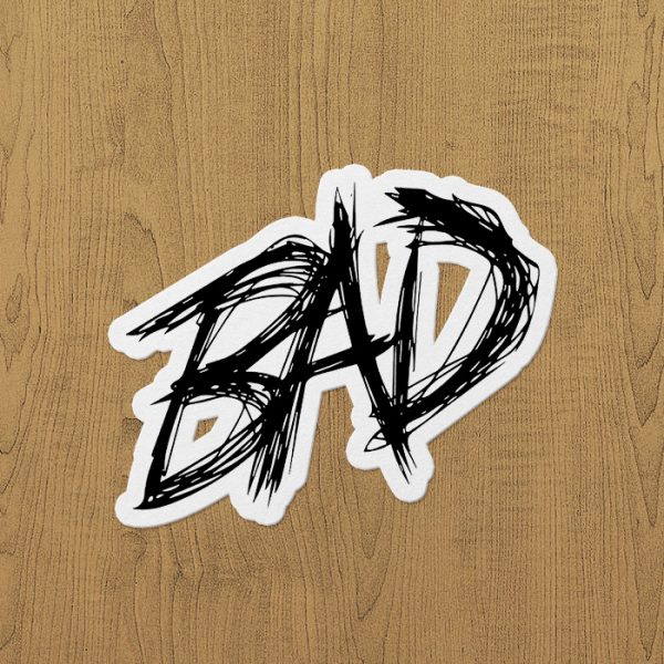 xxxtentacion bad sticker etiket
